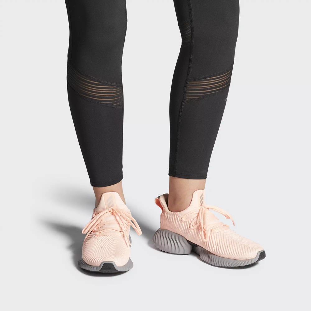 Adidas Alphabounce Instinct Tenis Para Correr Rosas Para Mujer (MX-78149)